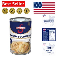Protein-Packed Swanson Chicken & Dumplings, 10.5oz Can – No Antibiotics