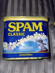 3 CANS limited edition Lilo & Stitch SPAM NEW Fast Ship Canada