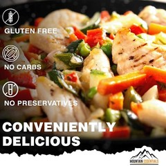 MOUNTAIN ESSENTIALS All Natural Fully Cooked Chicken 28 Oz | Ready Canned Meat