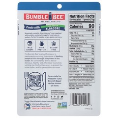 Low Sodium Chunk White Albacore Tuna in Water, 2.5 oz Pouches (Pack of 12) – …