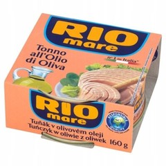 Rio Mare Tuna in Olive Oil, 160 g/104 g