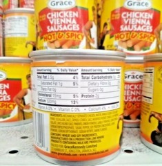 3 Jamaican Grace Chicken Vienna Sausage