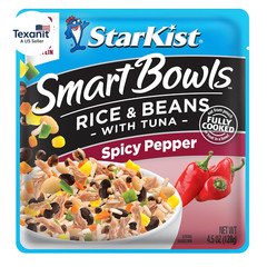 Smart Bowls Spicy Pepper, 4.5 Oz Pouch (Pack of 12) – Features Rice & Beans with