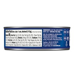 Light Tuna in Water 25% Less Sodium (5 oz – 24 Pack) Wild Caught Canned Tuna,…