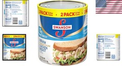 Swanson White Chunk Chicken Breast, 12.5 Oz Can, 2 Count