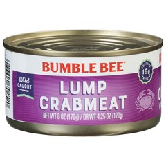 Lump Crab Meat, 6 oz Can – 14g Protein, Low Carb, Wild Caught, Small Chunks