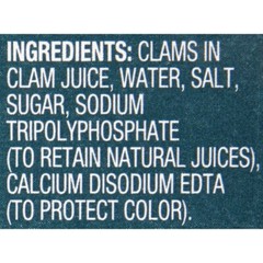 Snow’s Chopped Clams in Clam Juice 6.5 oz x 4 cans