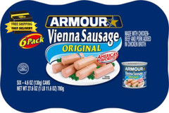 Star Vienna Sausage, Original Flavor, Canned Sausage, 4.6 Oz (Pack of 6) ⭐️⭐️⭐️⭐