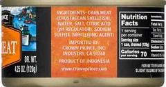 Fancy Pink Crab Meat, 6-Ounce Cans (Pack Of 12)