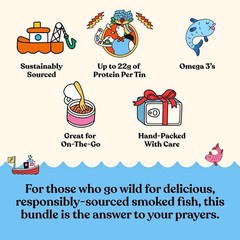 Sardine Quad 4-Pack (2x Sardines with Lemon, 2x Sardines with Hot Pepper) | W…