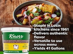 Knorr Professional Caldo de Res, Beef Bouillon with Beef Flavor Granulated Ba…