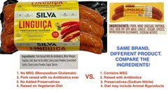 3 Lbs Silva Linguica Portuguese Linguisa Sausage 48oz