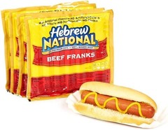 Hebrew National Beef Franks, 12 Oz (4 Pack) 28 Total Hotdogs