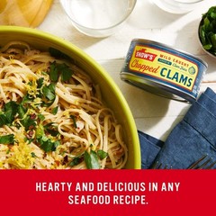 Snow’s Wild Caught Chopped Clams in Clam Juice, 6.5 oz