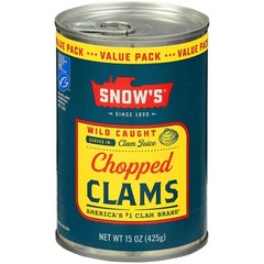 Snow’s Wild Caught Chopped Clams Canned