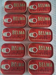 BELMA SARDINES 4.4 oz in vegetable oil 125g pack of 10