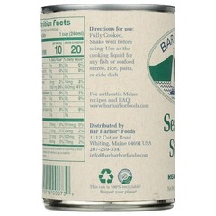 Maine Seafood Stock – BPA-NI Lined Tins, 6 Pack