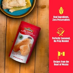 La Costeña Red Tamales – Made with Pork, Red Sauce & Masa Corn Meal – 12 Pack
