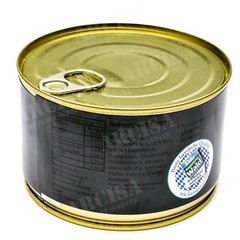 Emergency ration army survival food canned Serbian pork meat with rice 400g can