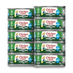 Chicken of the Sea Chunk Light Tuna in Water 5 oz. Can Pack of 10