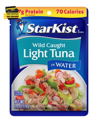 Light Tuna in Water Pouch (2.6 Oz – 1 Pack) Ready to Eat, Wild Caught, 17G Prote