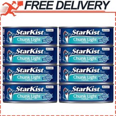 StarKist Chunk Light Tuna in Water, 5 oz 8 Pack Canned Tuna Fish, Wild Caught