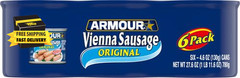 Star Vienna Sausage, Original Flavor, Canned Sausage, 4.6 Oz (Pack of 6) ⭐️⭐️⭐️⭐