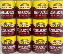 Palm Liver Spread Product of New Zealand 8 oz (Pack of 12)~Exp11/6/2025