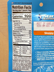 Lot of 6 StarKist Beef Creations Sloppy Joe Package 2.6oz Best Buy 3/19/2027 NIP