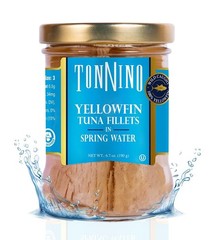 Tonnino Yellowfin Tuna Fish Premium – Spring Water – Pack of 6 – Alternative …