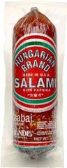 Hungarian Brand Salami With Paprika Csabai Made In USA 0.8lb