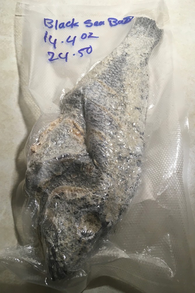 Saltfish Salted Fish Blk Sea Bass Baccala Bacalao 14.4 oz Carribean Italian US