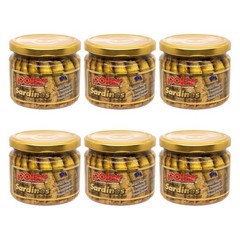 MW Polar Naturally Alder Wood Smoked Brisling Sardines 9.5 Ounce (Pack of 6)
