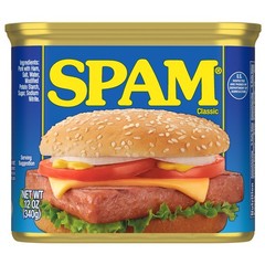 12 Ounce Pack of 12 SPAM Classic Canned Luncheon Meat Fully Cooked 180 Calories