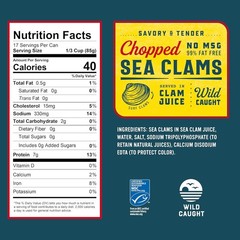 51 oz Grade Chopped Sea Clams – 99% Fat Free, Perfect for Gourmet Dishes