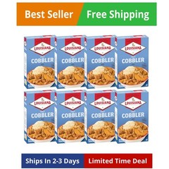 Louisiana Fish Fry Cobbler Mix 10.58 oz Pack of 8