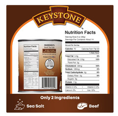 Keystone All natural Ground Beef 28 oz Can, (PACK OF 2) Free Shipping
