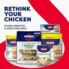 Canned Chicken a la King, White & Dark Meat, 10.5 oz Can, 12 Pack – Ready to Eat