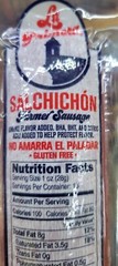 1 Pack SALCHICHON LA PRIMERA 1LB Each One Gluten Free Farmer Sausage