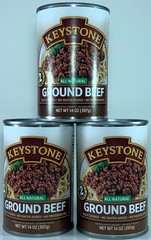 Keystone Meats All Natural Canned Beef, Ground, 14 Ounce (Pack of 3)