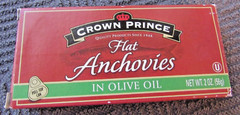 Crown Prince Flat Anchovies in Olive Oil, 2 Ounce, NEW