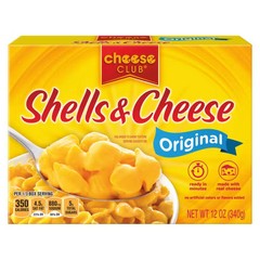 Cheese Club Shells and Cheese, 12 oz – Pack of 3