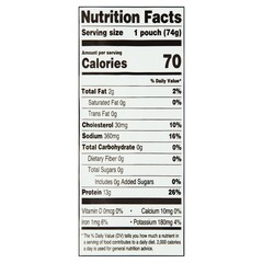 6 pack,Great Value Premium White Chicken,Shelf Stable,Fully Cooked, 2.6 oz Pouch