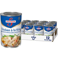 Swanson Canned Chicken a la King With White and Dark 10.5 Ounce (Pack of 12)