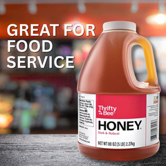 Honey, 80 Ounce (5 LB) Large Bulk Honey Jug