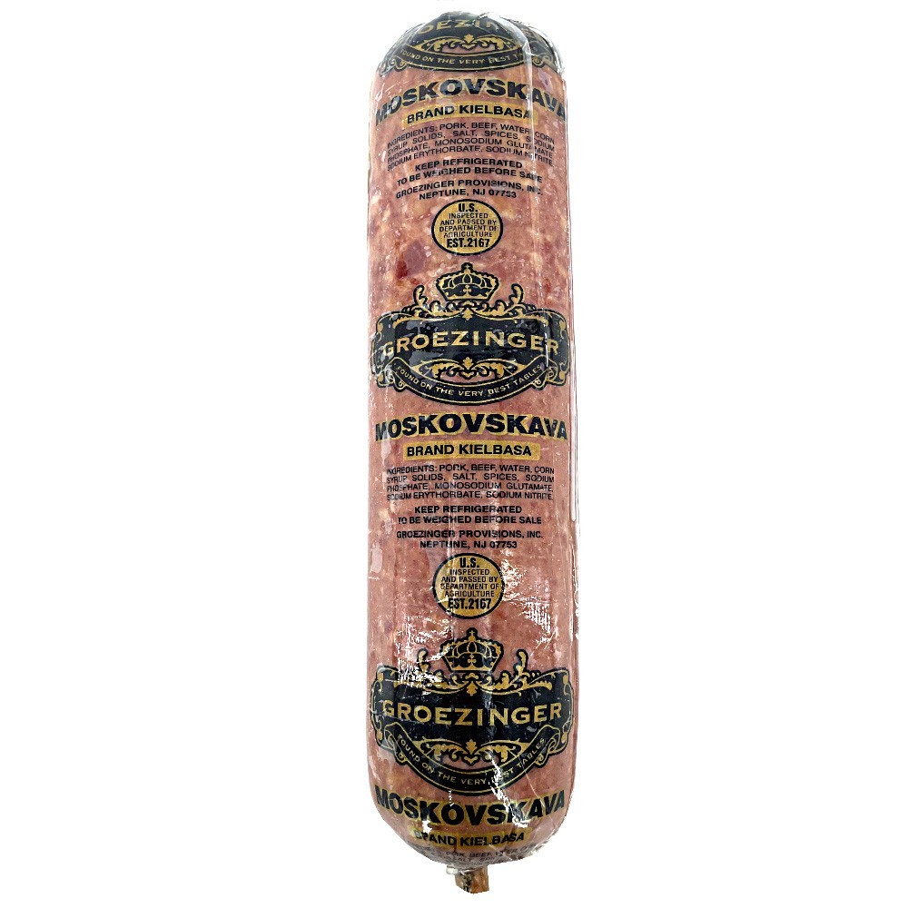 Moskovskaya Salami Pork-Beef Half Smoked Kielbasa approx. 19oz