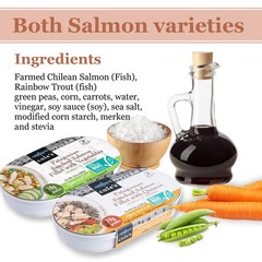 COLE’S Open & Eat Meals Variety Pack | 5.6 oz Hand-Packed Smoked Salmon & Tro…