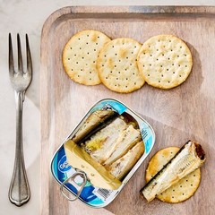 Canned Sardines in Water 3.75 oz 6 Pack Seafood Snack