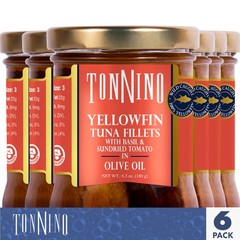 Tonnino Yellowfin Tuna Fish Tomato & Basil Premium – Pack of 6 – Alternative …