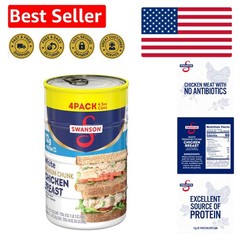 Swanson Ready-to-Eat White Chunk Chicken Breast – Versatile & Delicious Packs